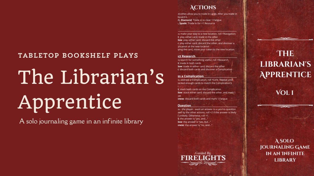 Tabletop Bookshelf Plays The Librarian's Apprentice