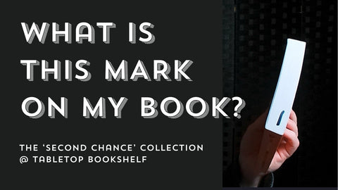 What is this mark on my book? - Tabletop Bookshelf