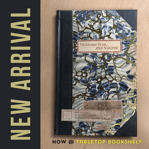 NEW ARRIVAL: Thousand Year Old Vampire - Tabletop Bookshelf