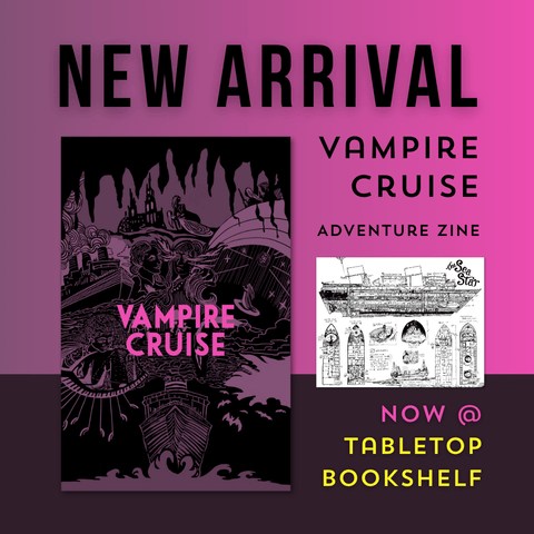 NEW ARRIVAL: Vampire Cruise - Tabletop Bookshelf
