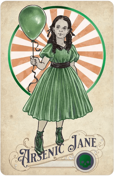 Mother Mort's Carnival 1897 - Tabletop Bookshelf