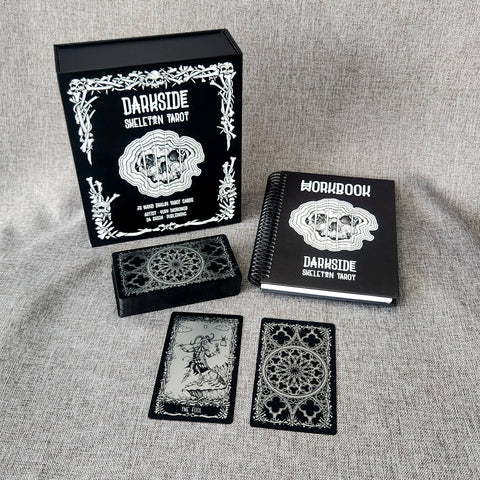 Darkside Skeleton Tarot Cards Deck Premium Edition - Tabletop Bookshelf
