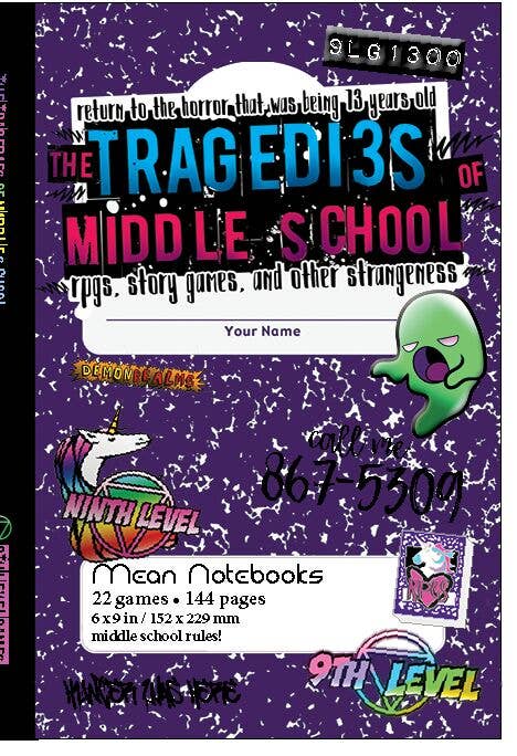Tragedies of Middle School - Tabletop Bookshelf