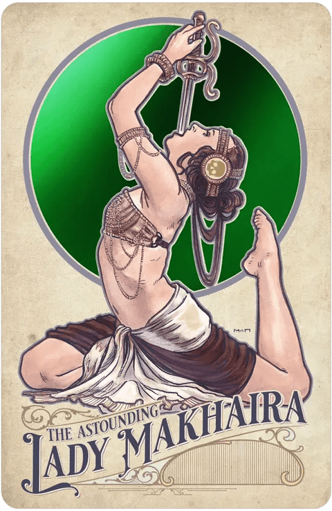 Mother Mort's Carnival 1897 - Tabletop Bookshelf