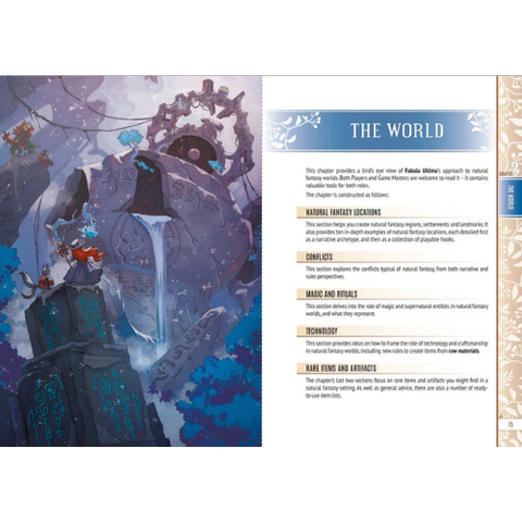 Fabula Ultima: TTJRPG Natural Fantasy Atlas
