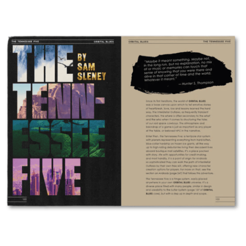 Orbital Blues Bundle - Tabletop Bookshelf