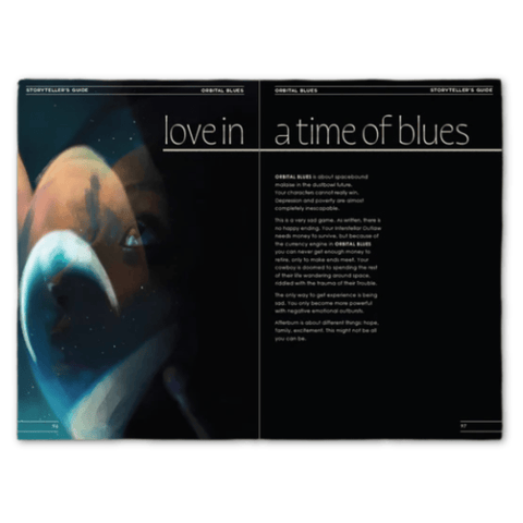 Orbital Blues: Afterburn - Tabletop Bookshelf