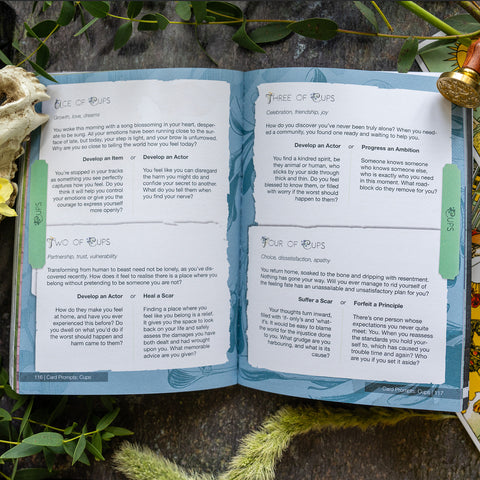 The Almanac of the Sanguine Paths - Minor Arcana Example