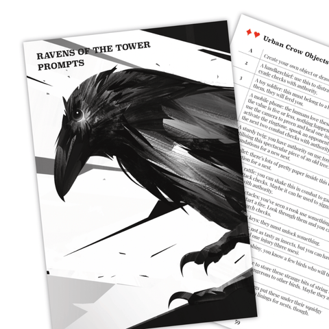 Be Like a Crow - Tabletop Bookshelf