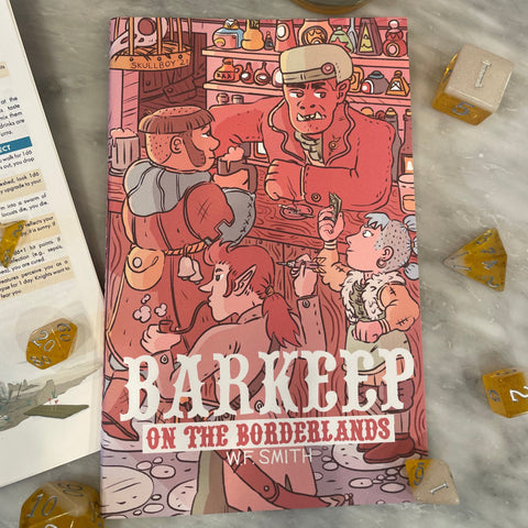 Barkeep on the Borderlands - Tabletop Bookshelf