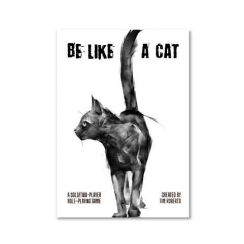 Be Like a Cat - Tabletop Bookshelf