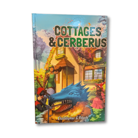 Cottages & Cerberus - Tabletop Bookshelf