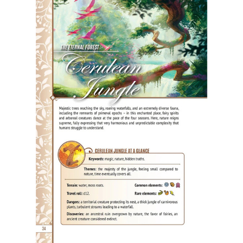 Fabula Ultima: TTJRPG Natural Fantasy Atlas