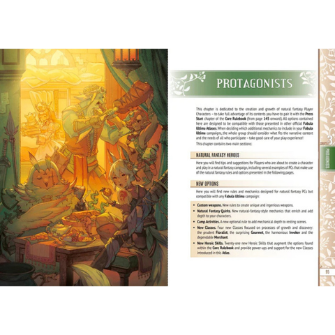 Fabula Ultima: TTJRPG Natural Fantasy Atlas
