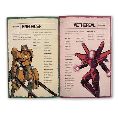 HOME - Mech x Kaiju Mapmaking RPG - Tabletop Bookshelf