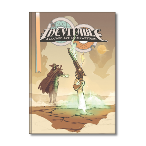Inevitable: A Doomed Arthurian Western - Tabletop Bookshelf