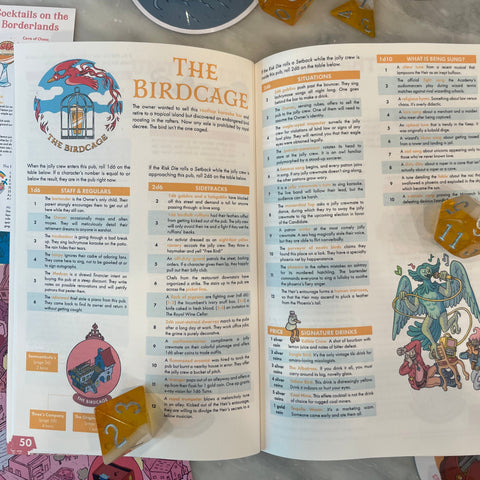 Barkeep on the Borderlands - Tabletop Bookshelf