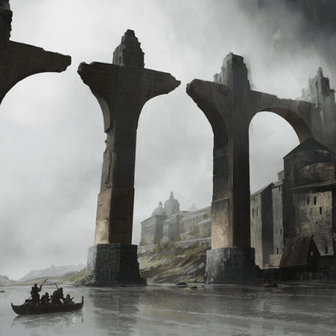 Tales From the Lone Lands - Tabletop Bookshelf