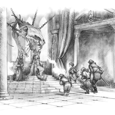 Tales From the Lone Lands - Tabletop Bookshelf