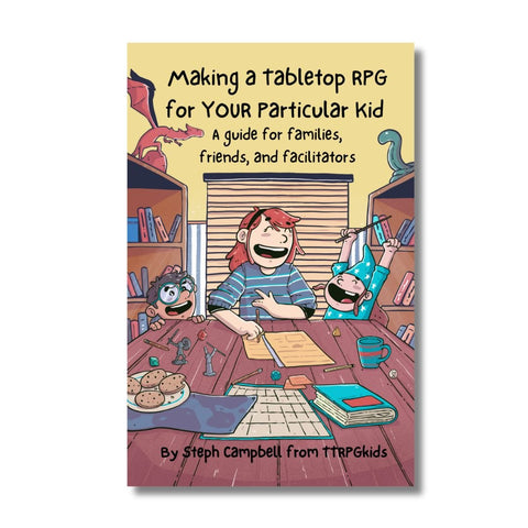 Making a Tabletop RPG for Your Particular Kid - Tabletop Bookshelf