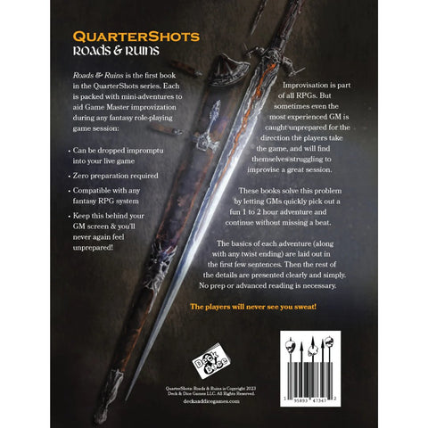 QuarterShots: Roads & Ruins - Tabletop Bookshelf