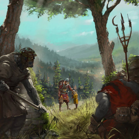 QuarterShots: Roads & Ruins - Tabletop Bookshelf