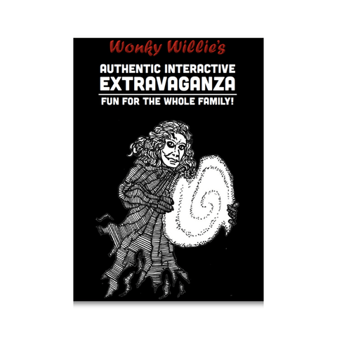 Wonky Willie's Authentic Interactive Extravaganza - Tabletop Bookshelf