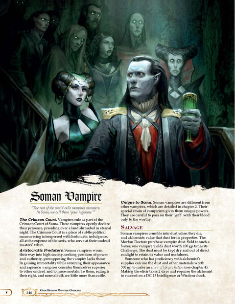 Grim Hollow: The Monster Grimoire - Tabletop Bookshelf