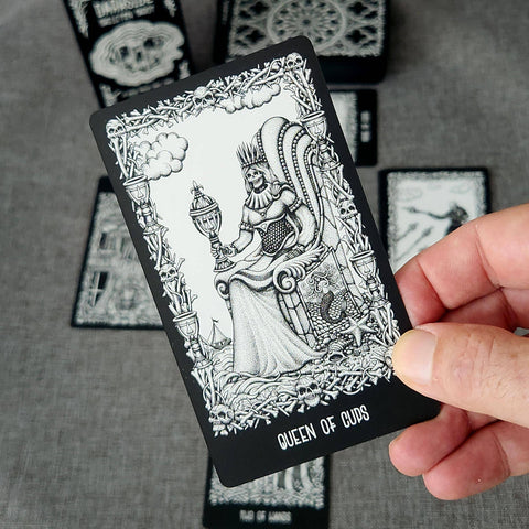 Darkside Skeleton Tarot Cards Deck - Tabletop Bookshelf