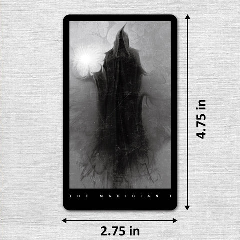The Black Tarot Modern Tarot Cards Deck - Tabletop Bookshelf