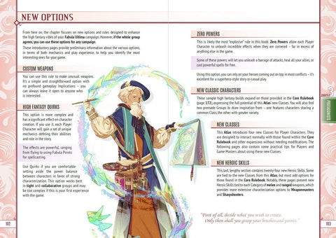 Fabula Ultima: TTJRPG Atlas Quick Start Bundle - Tabletop Bookshelf