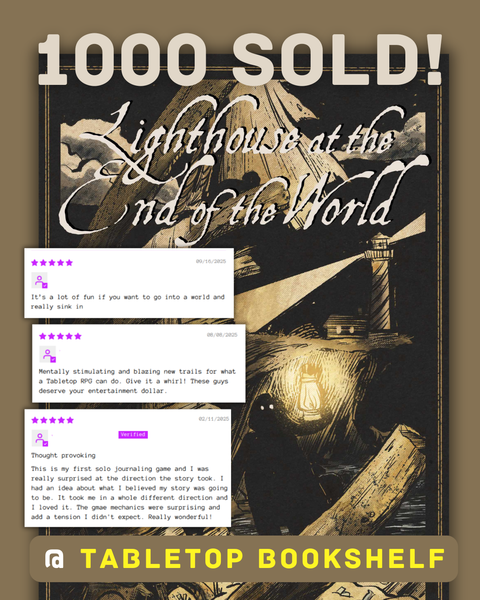 SHOP NEWS: 1000 Sold! Lighthouse at the End of the World