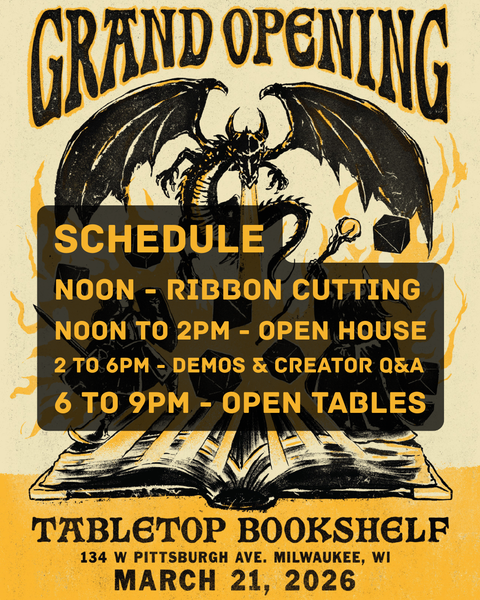 SHOP NEWS: Grand Opening Schedule