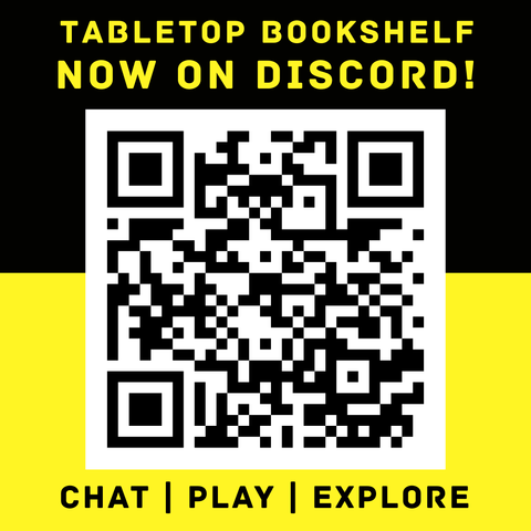 SHOP NEWS: Tabletop Bookshelf on Discord! - Tabletop Bookshelf