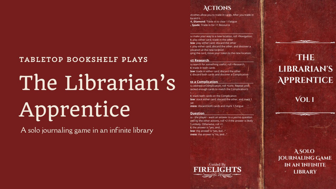 Tabletop Bookshelf Plays: The Librarian's Apprentice - Tabletop Bookshelf
