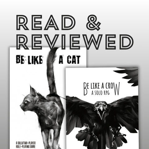 READ & REVIEWED: Be Like A Cat / Be Like A Crow - Tabletop Bookshelf