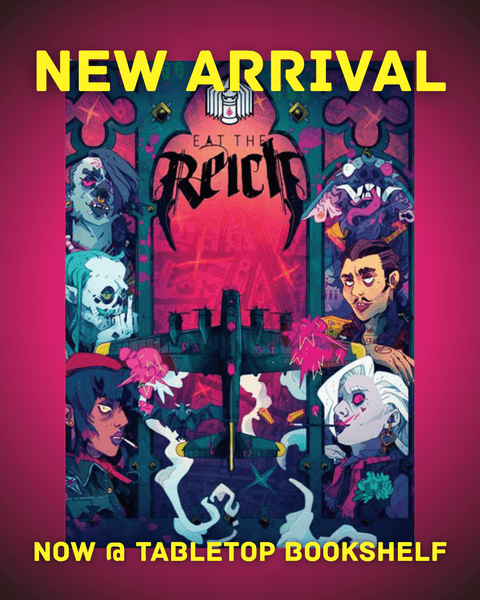 NEW ARRIVAL: Eat The Reich Character Sheets and Map Pack - Tabletop Bookshelf
