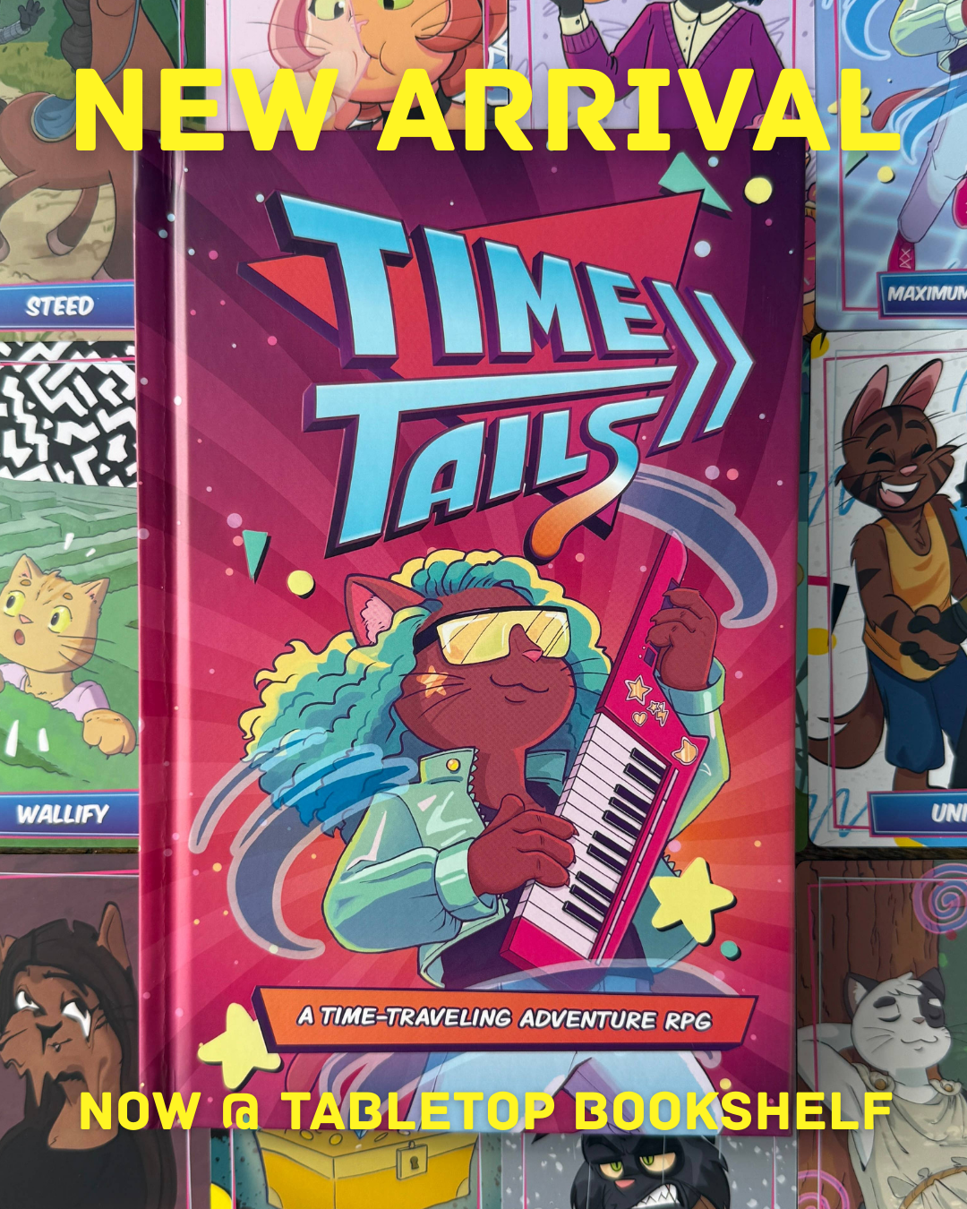 NEW ARRIVAL: Time Tails – Tabletop Bookshelf