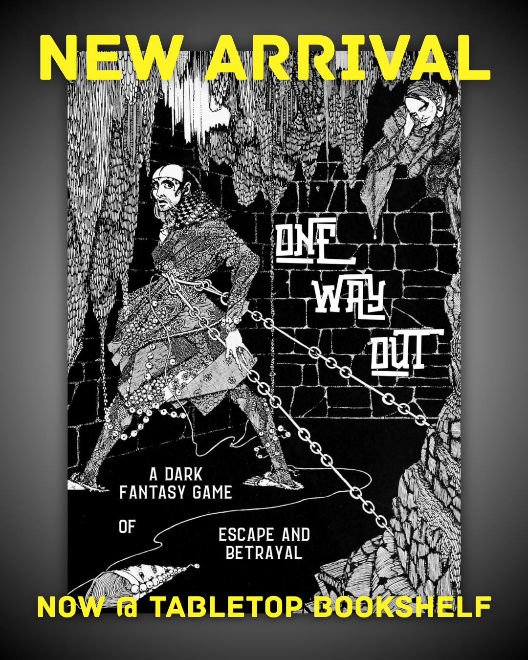 NEW ARRIVAL: One Way Out – Tabletop Bookshelf