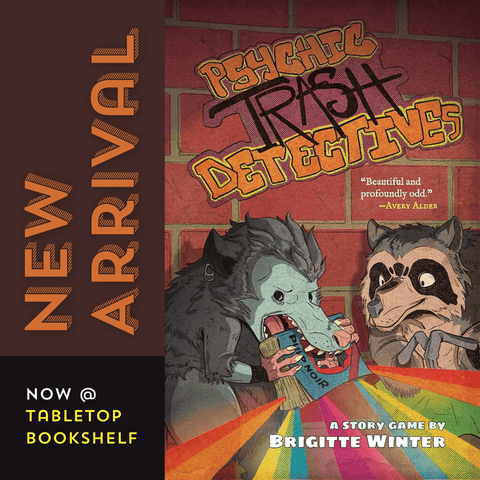 NEW ARRIVAL: Psychic Trash Detectives - Tabletop Bookshelf