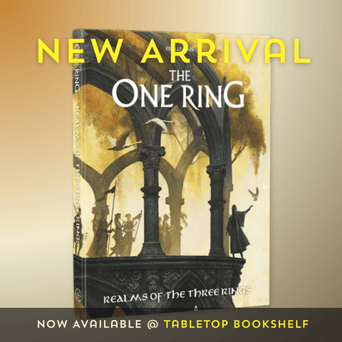 NEW ARRIVAL: The One Ring™ Realms of the Three Rings - Tabletop Bookshelf