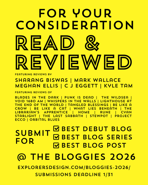 Read & Reviewed For The Bloggies 2026