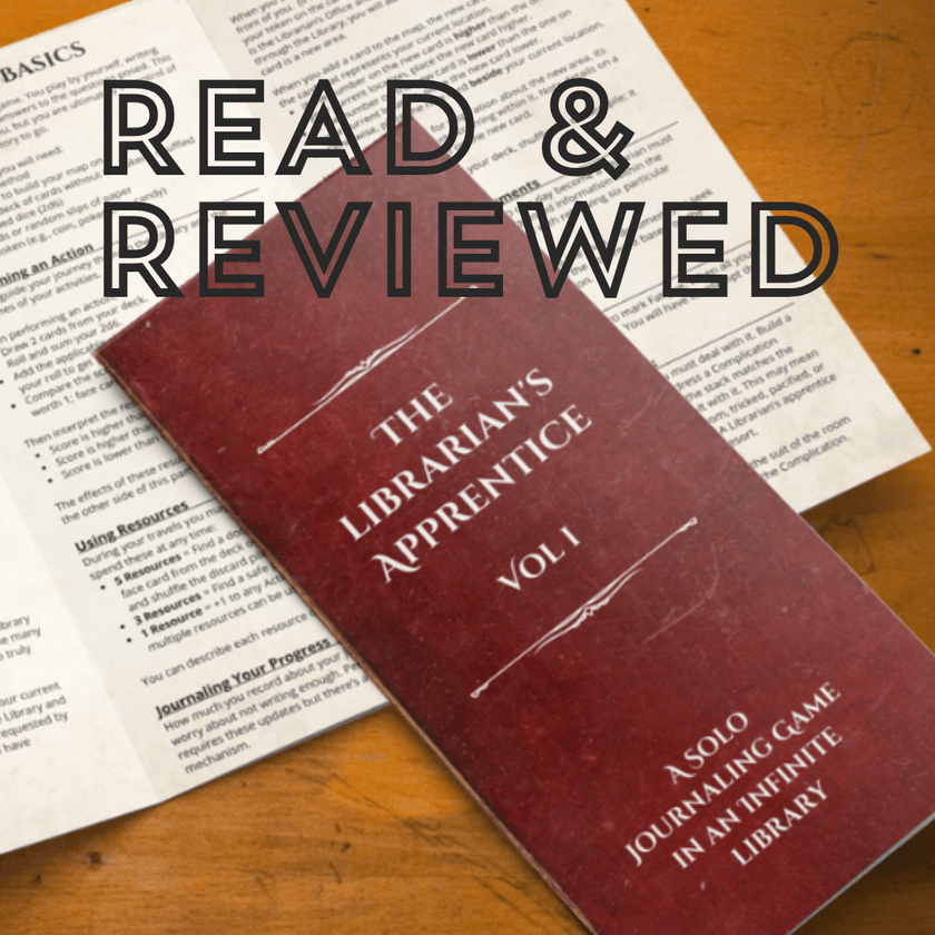 READ & REVIEWED The Librarian's Apprentice Tabletop Bookshelf