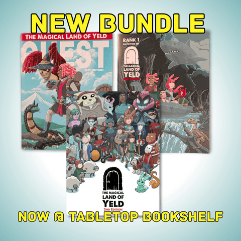 NEW ARRIVAL: Yeld Adventure Bundle - Tabletop Bookshelf