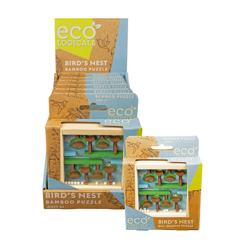 Bird's Nest Bamboo Puzzle Toy