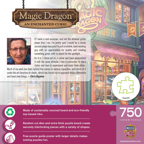 Magic Dragon - An Enchanted Curio 750 Piece Jigsaw Puzzle