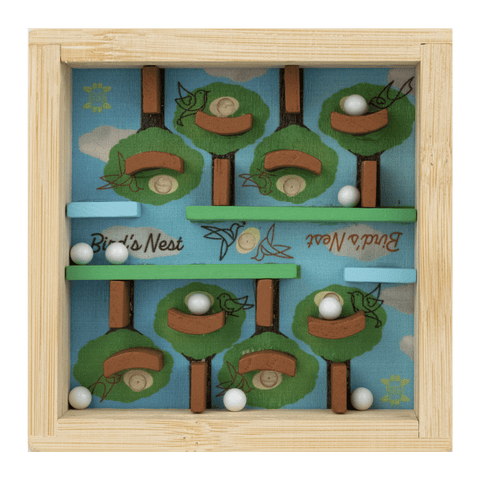Bird's Nest Bamboo Puzzle Toy