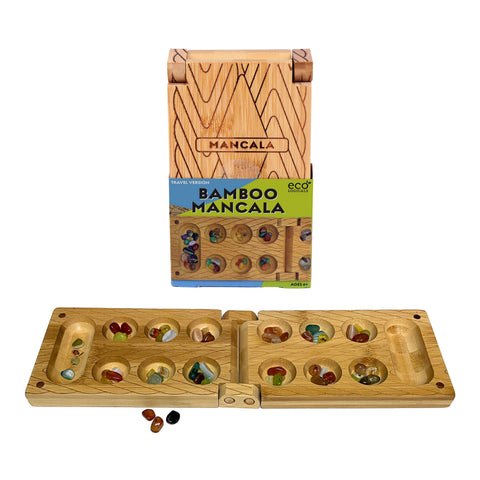 Bamboo Travel Mancala Game