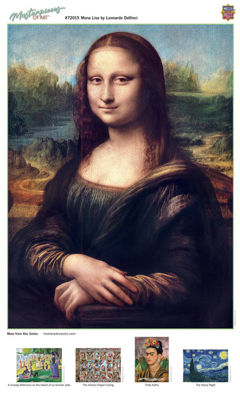 Masterpieces of Art - Mona Lisa 1000 Piece Puzzle