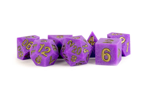 Sharp Edge Silicone Rubber Dice Set - Tabletop Bookshelf